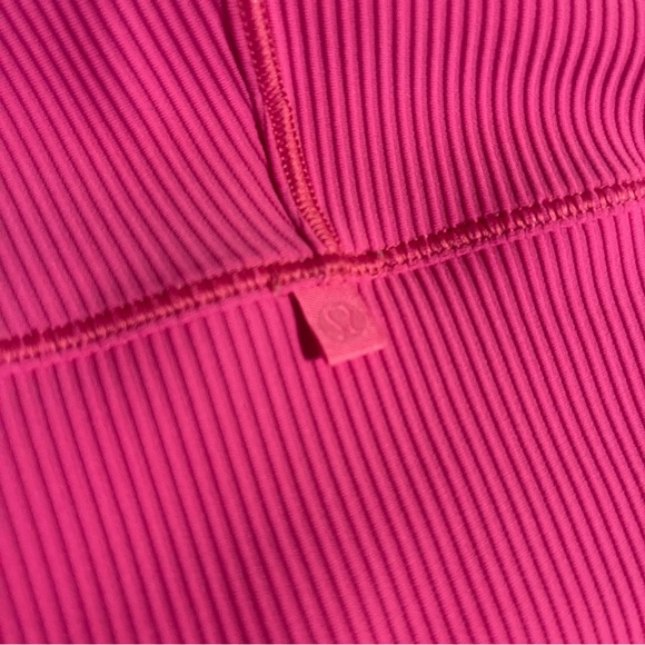 Lululemon Power Pivot Rib Tank Sonic Pink 10 - Picture 5 of 5